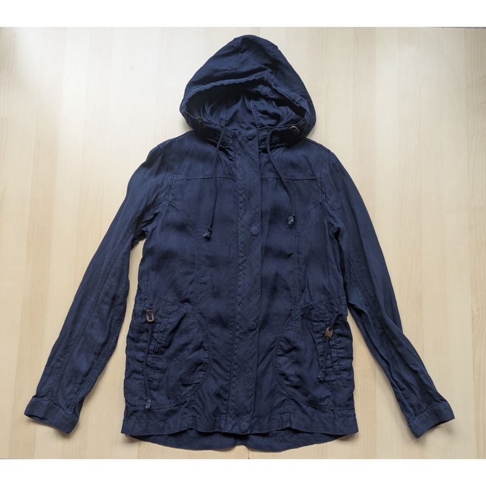Tommy Bahama Relax Linen Navy Blue‎ Nautical Jacket